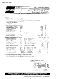 Datasheet 2SC3502 manufacturer Sanyo